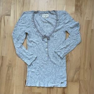 Long Sleeve Bow Detail Top